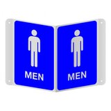 3D Restroom Projecting Sign  Men